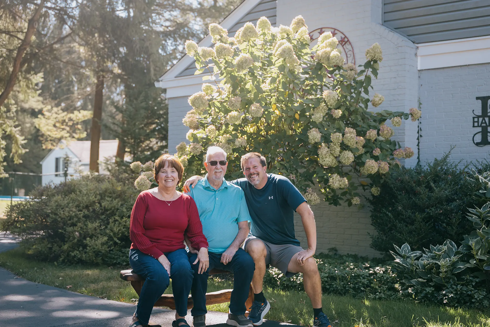 Ken and Dee Hartman with their son, Nate
